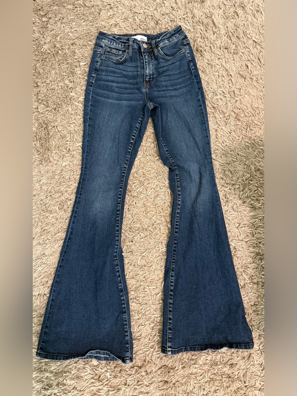 Vervet Dark Blue Flare Women's Jeans